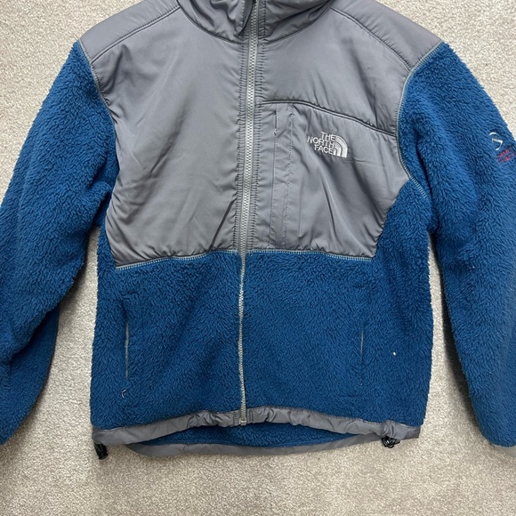 The North Face Blue and Gray Fleece Jacket - Picture 1 of 6